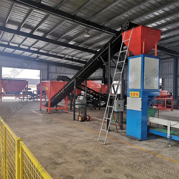 年產5000噸菌渣有機肥生產線設備